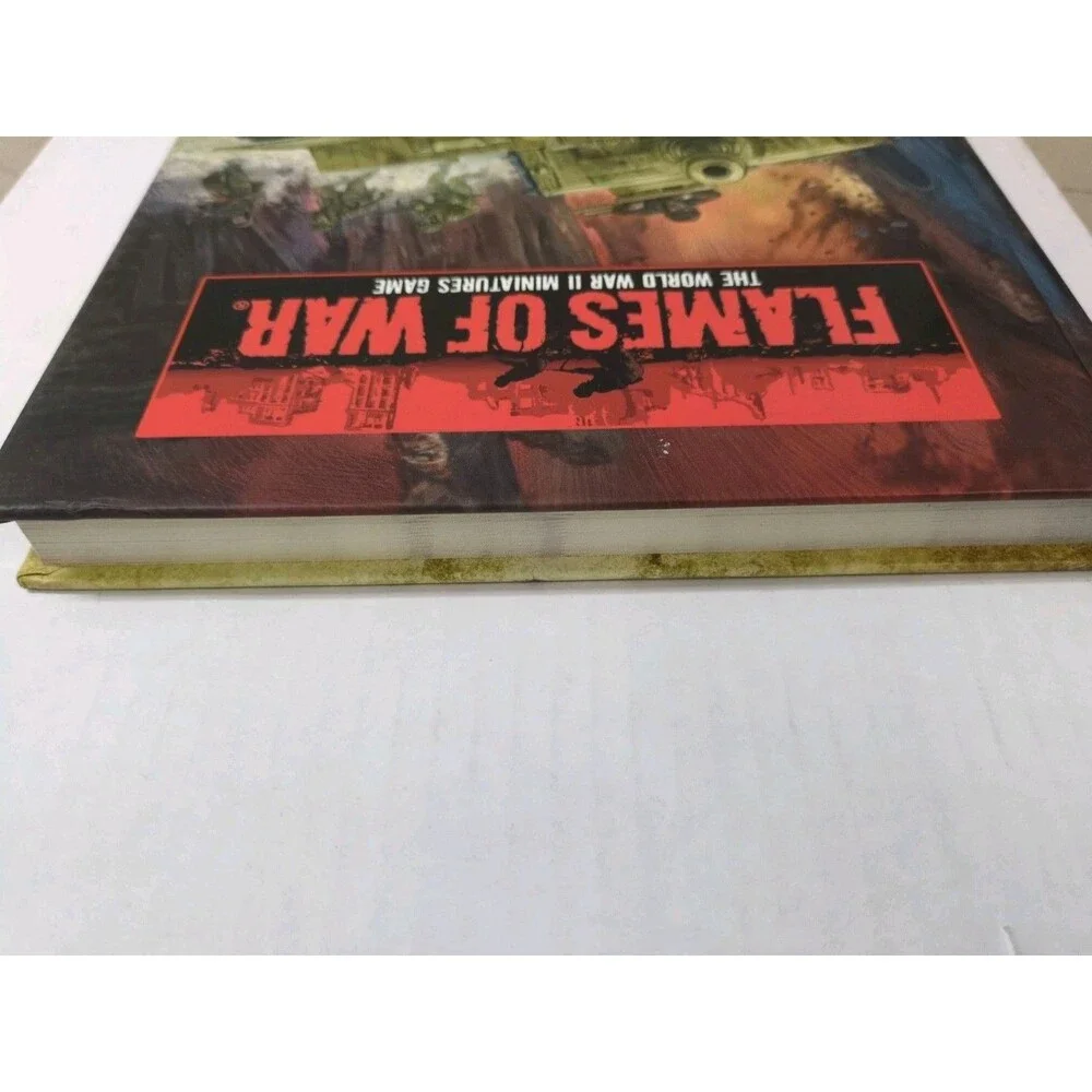 Lot Of (2) Flames Of War World War II Hardcover And Softcover Rulebooks
